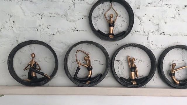 Настенный декор Поза йоги смотреть онлайн