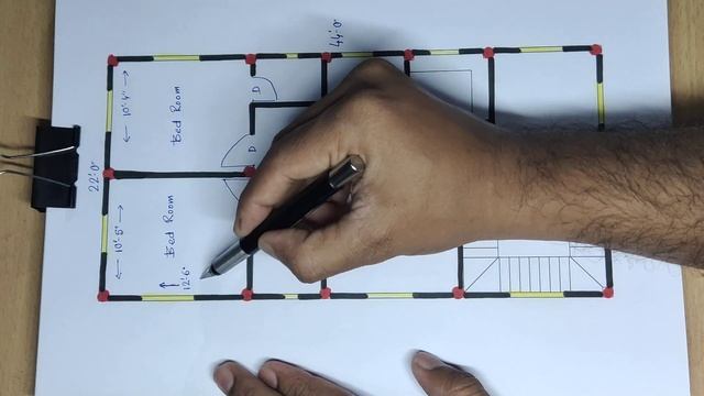 22 x 44 rent house plan design II 22 x 44 ghar ka naksha II 3 bhk house plan смотреть онлайн