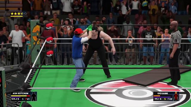 ASH KETCHUM VS GIOVANNI IN A REAL FIGHT? WWE POKEMON - Pokemon Battle WWE 2K18 Rainbow Rocket Boss смотреть онлайн