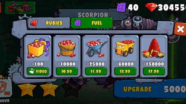 CAR EATS CAR 3 ALL CARS UNLOCKED AND UPGRADING GAMEPLAY WALKTHROUGH PART 25