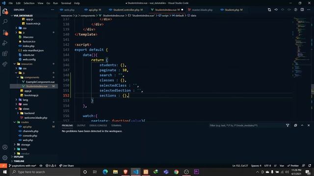 Implement Filter Functionality | Lets Build Some Datatables With Laravel and Vue.js смотреть онлайн
