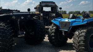 Вездеходы: Сокол, Шатун, Медведь. Третий день тестов квадропрототипа.