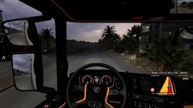 Euro Truck Simulator 2 (1.32 Beta) Afromap v1.4 Road to Algeria + DLC's & Mods смотреть онлайн
