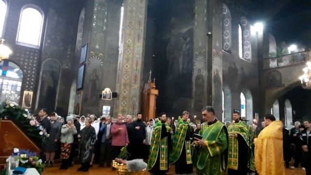 Освящение вербы.\ храм Вознесения Господня г.Курганинск. смотреть онлайн