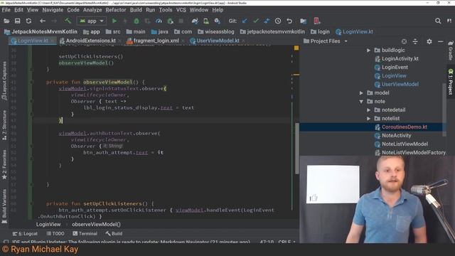 Android Jetpack Tutorial - Firebase, Room, MVVM, Navigation, LiveData, Kotlin Coroutines | 2019 смотреть онлайн