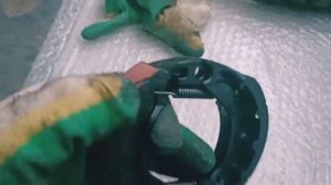 Замена задних колодок на скутере Yamaha Job 50,#ремонт #мото #yamaha