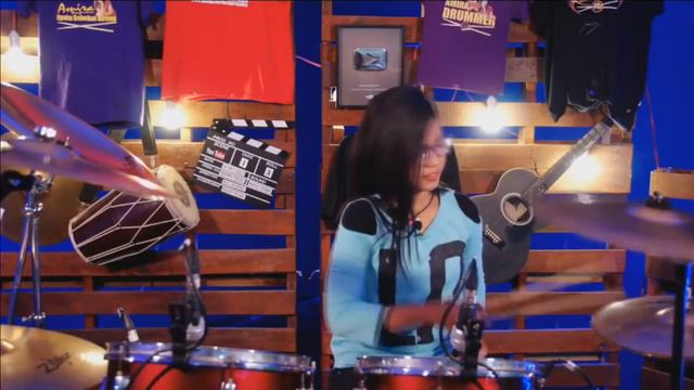 Canon Rock (Instrumental Version) - Drum Cover by Nur Amira Syahira смотреть онлайн