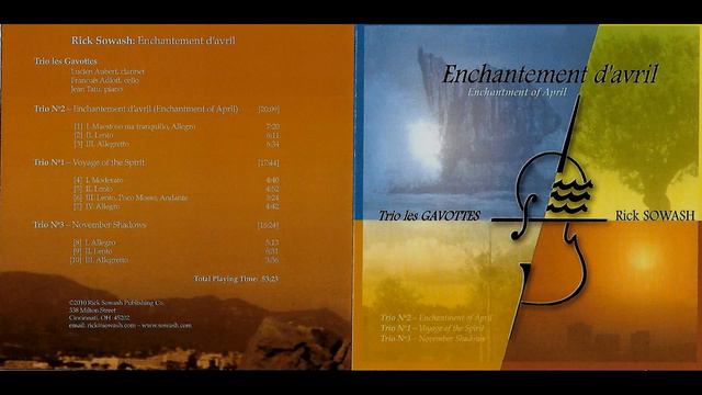 First Movement of Trio #3 for clarinet, cello and piano (November Shadows) смотреть онлайн