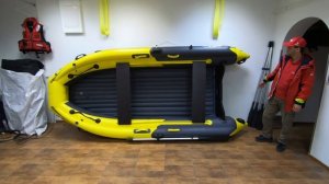 Лодка SKAT 390Fi интегрированный фальшборт,деревянный транец