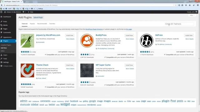 How To Install And Setup The Simple 301 Redirects Plugin 3 - How To Install The Plugin смотреть онлайн