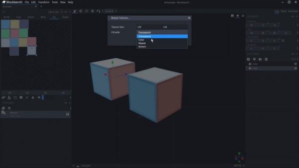 Learn to Texture in Blockbench