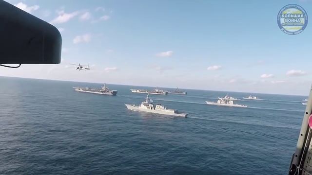 Авианосцы Рональд Рейган CVN-76, Теодор Рузвельт CVN-71 и первый Nimitz CVN-68