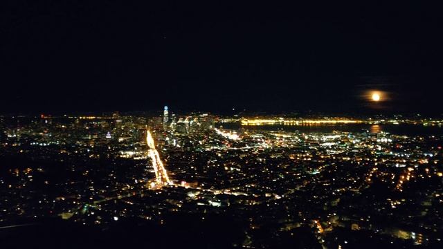 Интересные места в Сан-Франциско. San Francisco, Twin Peaks. смотреть онлайн