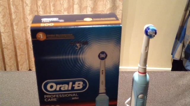 Oral B Braun 500 professional care 3D electric toothbrush. смотреть онлайн
