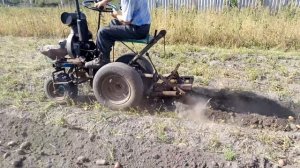 Самодельный минитрактор с двигателем Д-300