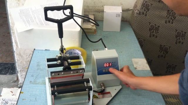 Переключение температуры в термопрессе Heatpress смотреть онлайн