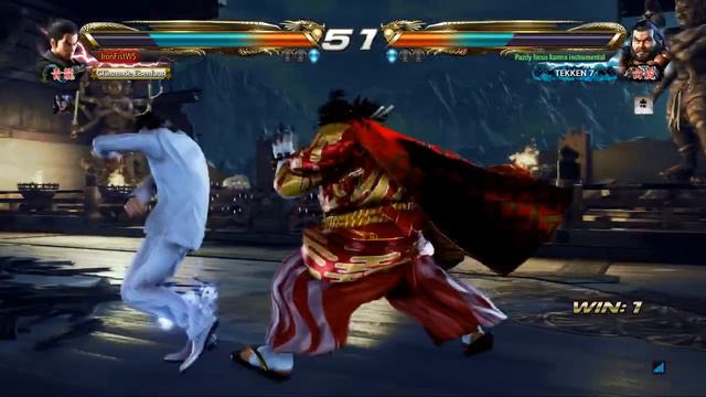 Tekken 7 - Kiryu Kazuma - Kazuya Online Ranked Matches #2 смотреть онлайн