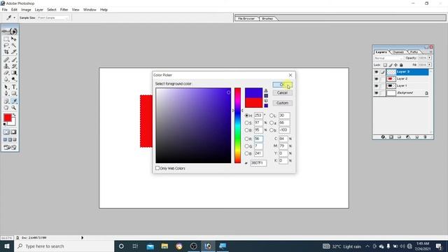 Marquee tool - Adobe Photoshop for Beginners in Hindi | rectangular marquee tool ka use shikhe | 7. смотреть онлайн