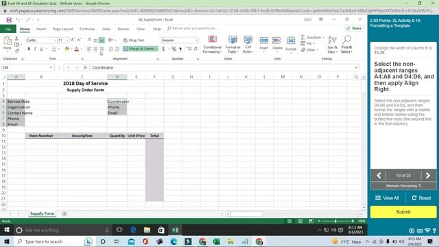 Excel 6A and 6B Simulation Quiz | Complete Academics Help смотреть онлайн