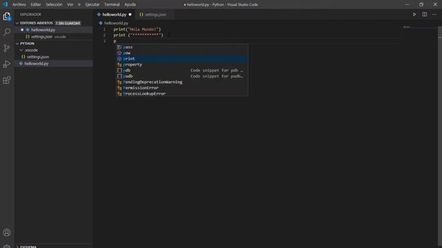 Aprendiendo Python - 04 Configurando como IDE el Visual Studio Code смотреть онлайн