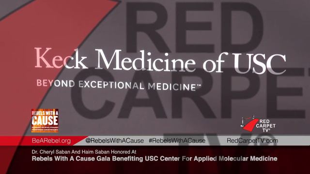 Dr. Cheryl Saban & Haim Saban Honored At Rebels With A Cause Gala