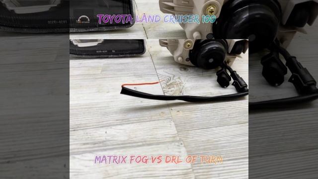 ПТФ Противотуманные фары Toyota Land Cruiser 100. Светодиодные матричные прожекторный тип #лэдфары смотреть онлайн