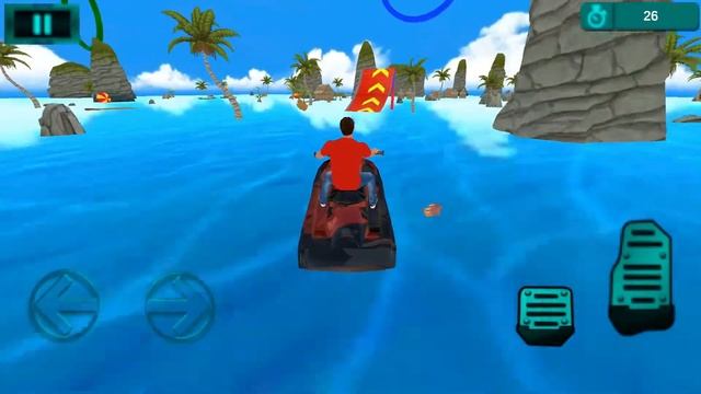Jet Ski Stunts: Water Boat Racing Game-Android gameplay смотреть онлайн
