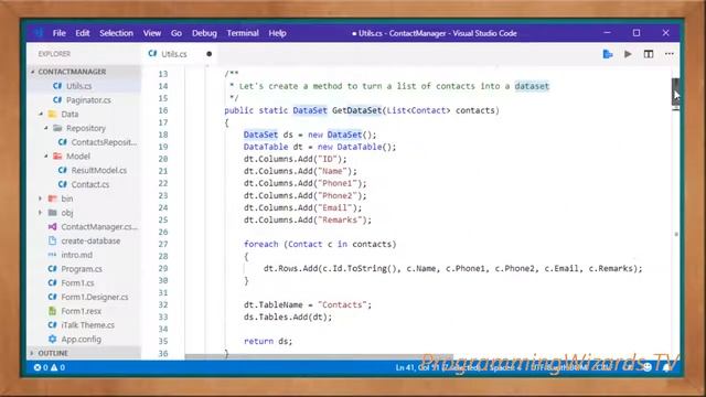 C# Live Courses S1E6 : Contacts Management System - Export to Excel смотреть онлайн