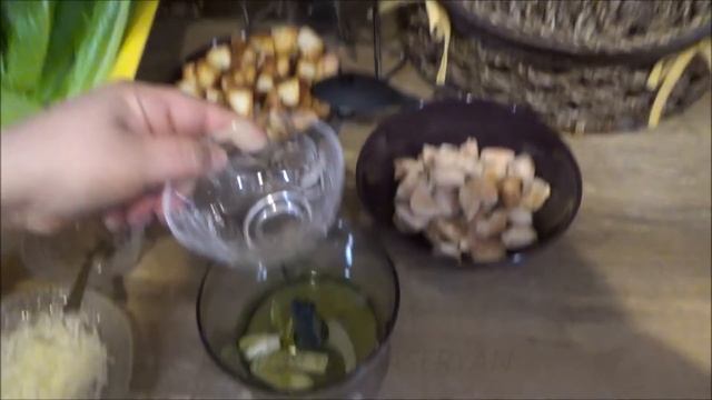 Կեսար (Ցեզար) աղցան Caesar Salad Recipe Цезарь салат смотреть онлайн
