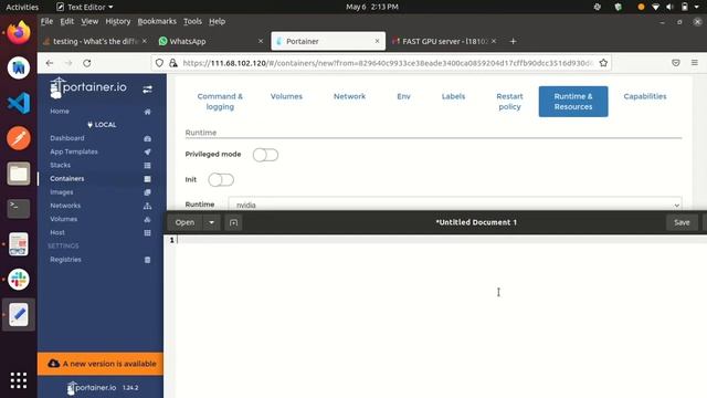 How To Run GPU On Portainer