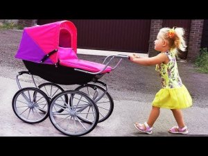 ✿ КЛАССНАЯ КОЛЯСКА КУКЛЫ Baby Born Кукла Беби Борн Dolls Toys New Новые Игрушки Fun Toys Girls