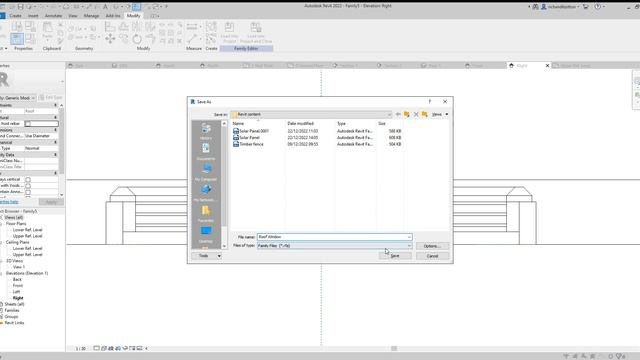 Roof Window  / Skylight - New Family Revit Tutorial