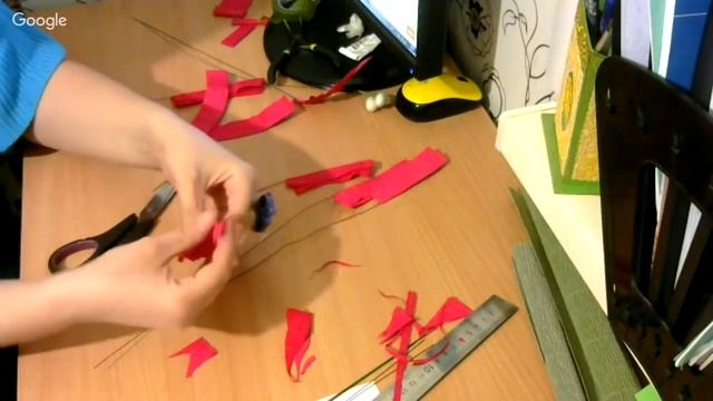 Бесплатный мастер-класс Пуансеттия с конфетами. Новогодний Декор. Свит-дизайн. смотреть онлайн