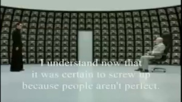 The Architect  & Neo  Matrix Reloaded