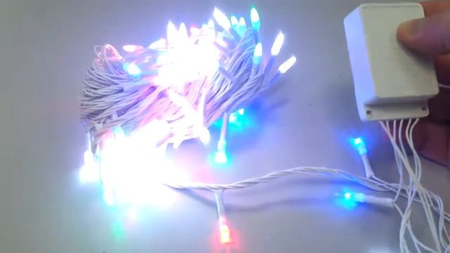LED гирлянда елочная OGLD107 100 ламп 10 метров смотреть онлайн