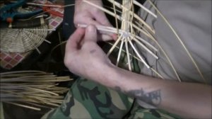 Плетение из ивового прута ( лозы ) овальное донышко