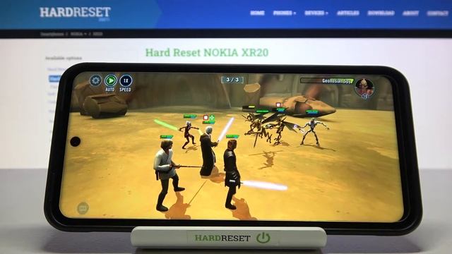 Играем в Star Wars Galaxy Of Champions на / Тест Nokia XR20 в игре Star Wars Galaxy Of Champions смотреть онлайн