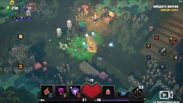 Minecraft Dungeons на андроид геймплей часть2