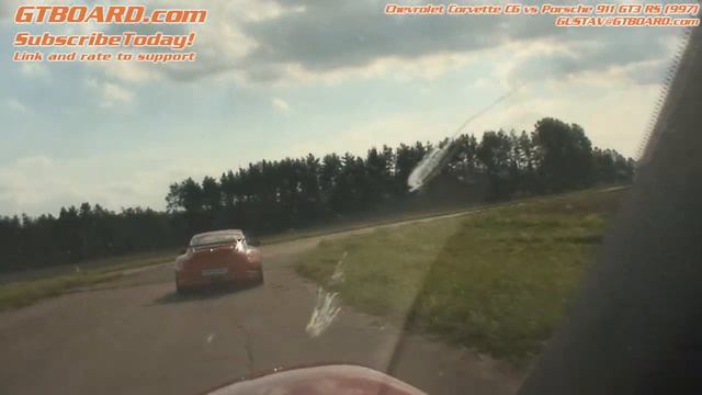 HD: Porsche 997 GT3 RS vs Corvette LS2 смотреть онлайн