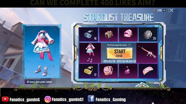 GET FREE STARDUST TREASURE SPIN| 30UC TREASURE VOUCHER GLITCH|MYSTIC ARTIFICER SET| SNOW SAKURA SET смотреть онлайн