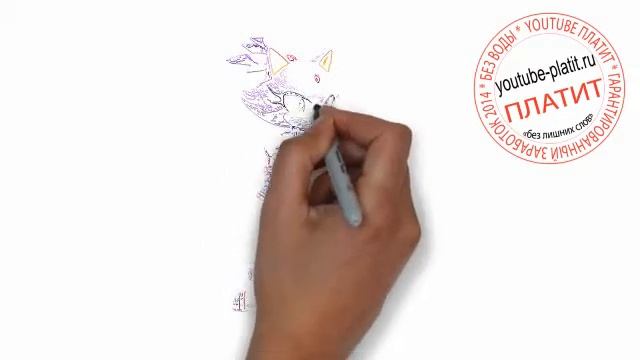 Нарисованные коты из мультика Как нарисовать мультяшного кота охотника за 30 секунд смотреть онлайн