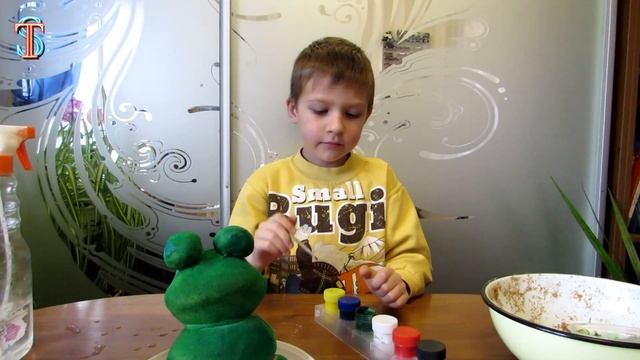 Лягушонок с ЖИВЫМИ волосами! Игрушка Grass Toy. Опыты для детей. Поделки для детей. смотреть онлайн