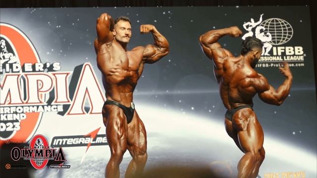 КРИС БАМСТЕД VS РАМОН ДИНО. ОЛИМПИЯ 2023. CHRIS BUMSTEAD VS RAMON DINO. OLYMPIA 2023. смотреть онлайн