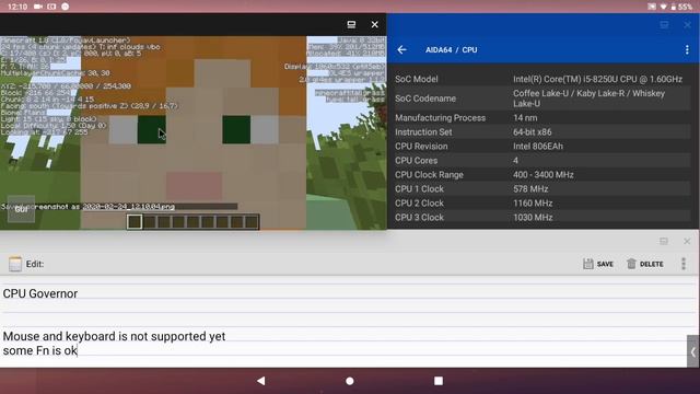PojavLauncher in Android-x86 (Freeform mode and Fn keys worked) смотреть онлайн