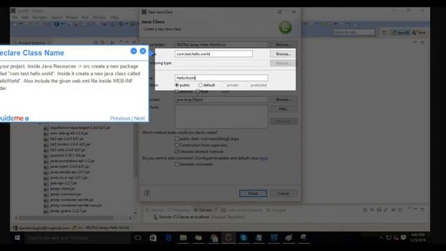 Build a RESTful Web Services using Jersey and Apache Tomcat @java смотреть онлайн