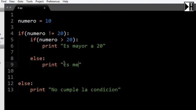 Sentencia If Else en Python 15 [Curso de Python] смотреть онлайн