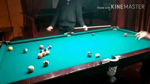 Влог#1. Моя первая игра в бильярд, американский пул. смотреть онлайн