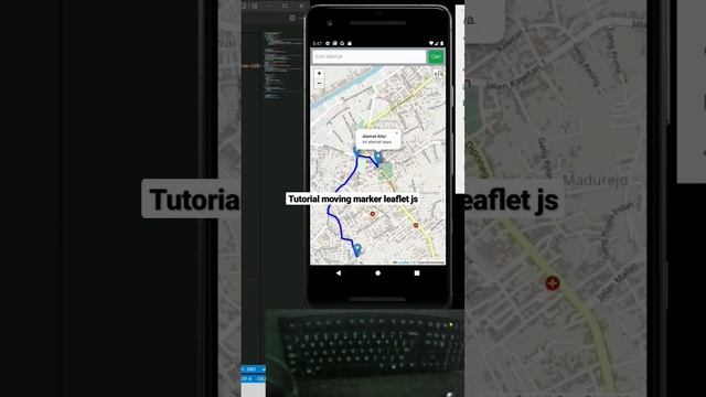 Tutorial moving marker leaflet.. смотреть онлайн