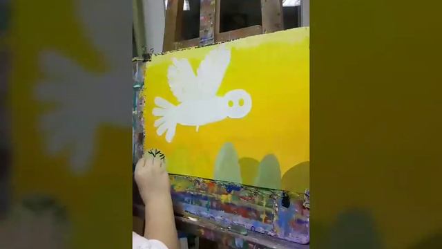 УРОКИ РИСОВАНИЯ ДЛЯ ДЕТЕЙ. Как нарисовать полярную сову. Рисует Лиза (8 лет) смотреть онлайн