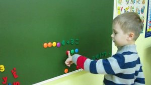 Решаем примеры на сложение. Как научить ребенка считать. 4,5 года.